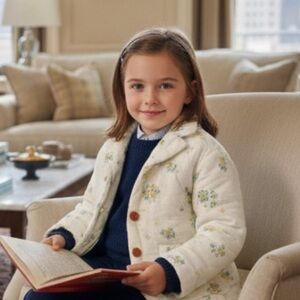 Size 5/6 Fith works floral blazer soft and sweet